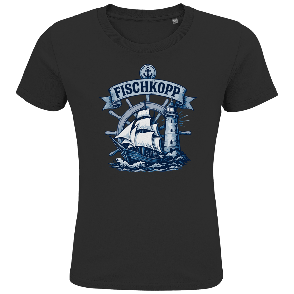 T-Shirt Kinder "FISCHKOPP" #522 einseitiger Druck