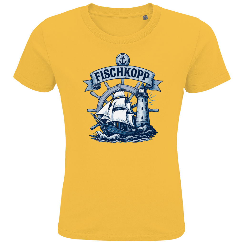 T-Shirt Kinder "FISCHKOPP" #522 einseitiger Druck