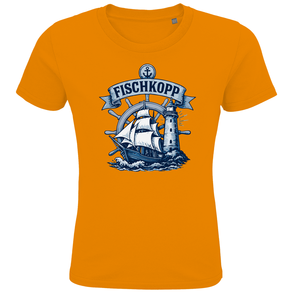 T-Shirt Kinder "FISCHKOPP" #522 einseitiger Druck