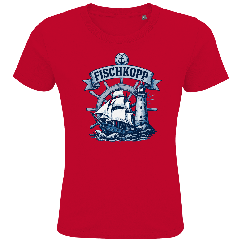T-Shirt Kinder "FISCHKOPP" #522 einseitiger Druck