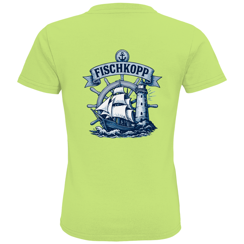 T-Shirt Kinder "FISCHKOPP" #522 beidseitiger Druck