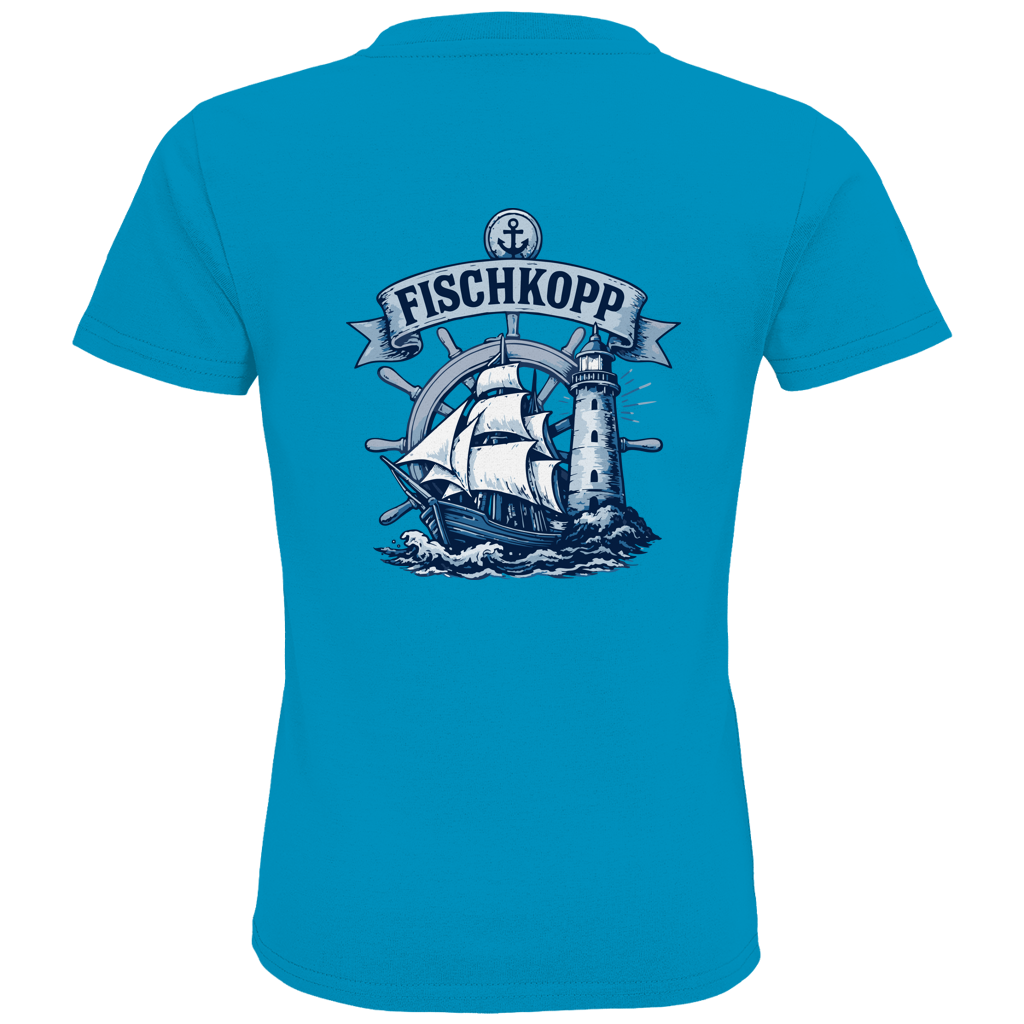 T-Shirt Kinder "FISCHKOPP" #522 beidseitiger Druck
