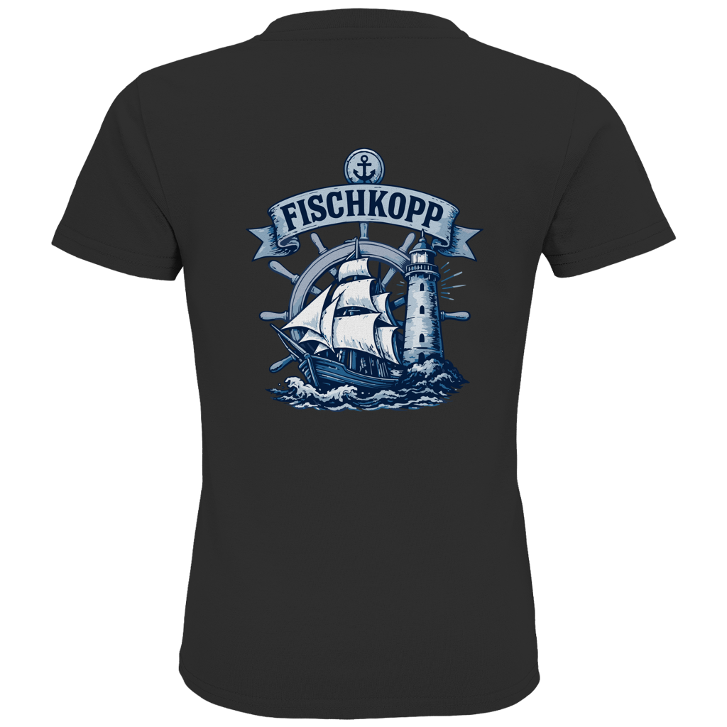T-Shirt Kinder "FISCHKOPP" #522 beidseitiger Druck