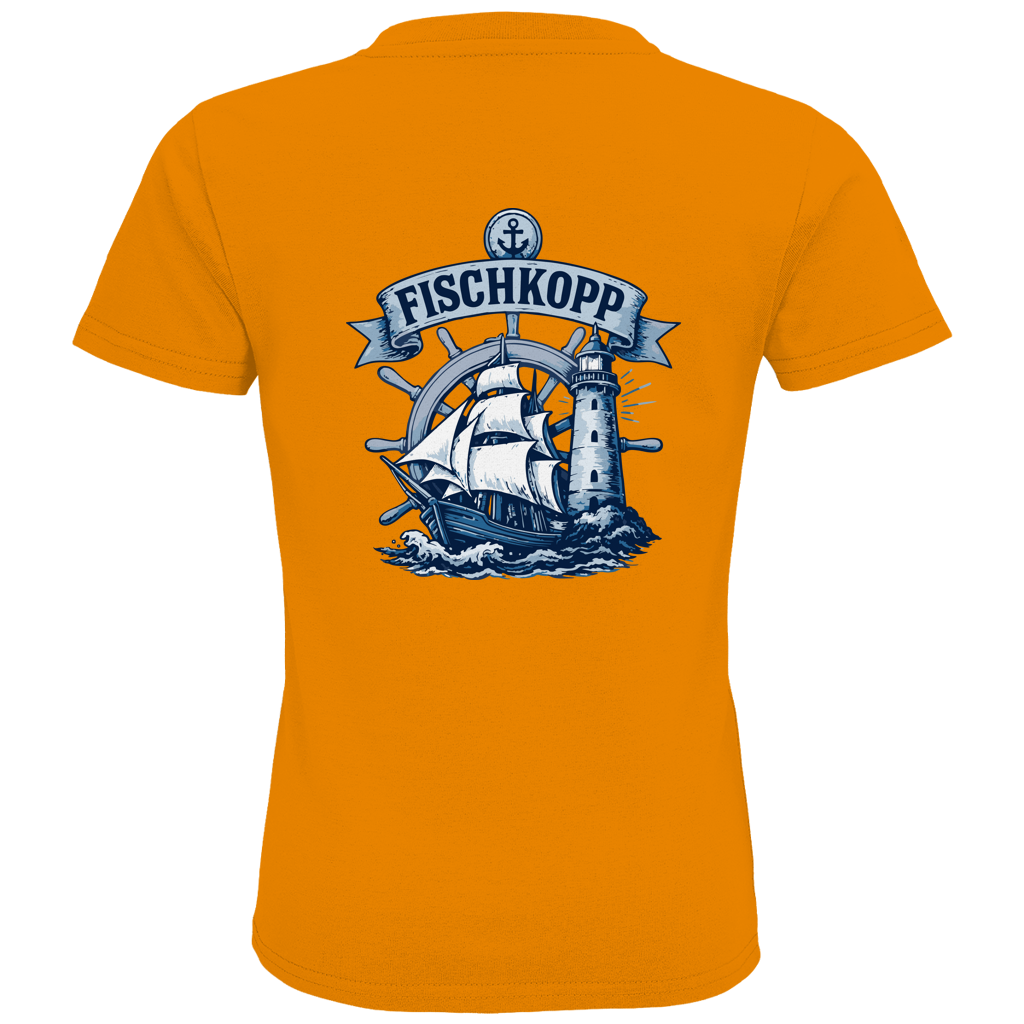 T-Shirt Kinder "FISCHKOPP" #522 beidseitiger Druck