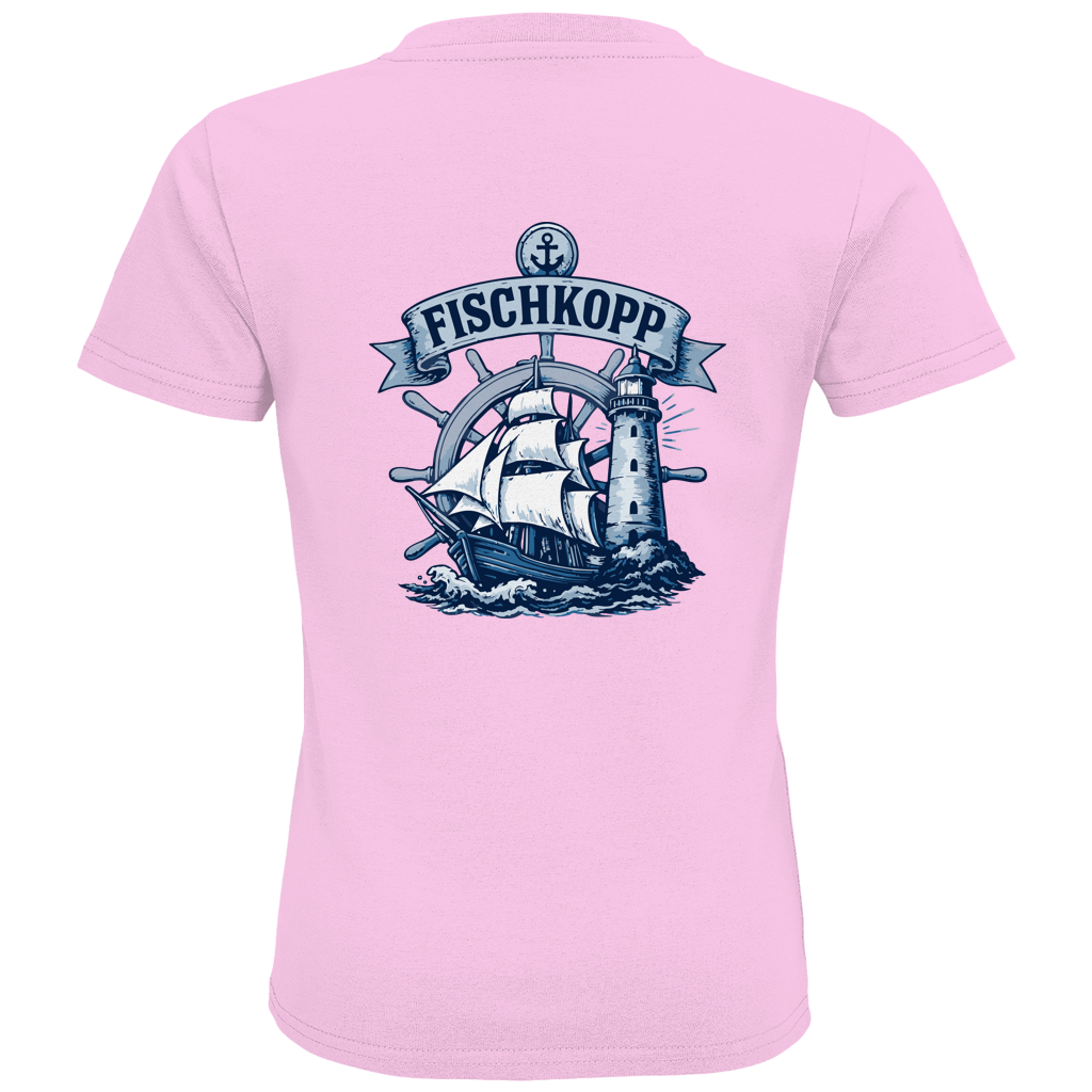 T-Shirt Kinder "FISCHKOPP" #522 beidseitiger Druck