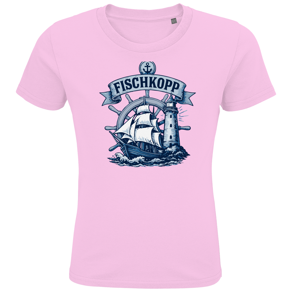 T-Shirt Kinder "FISCHKOPP" #522 beidseitiger Druck