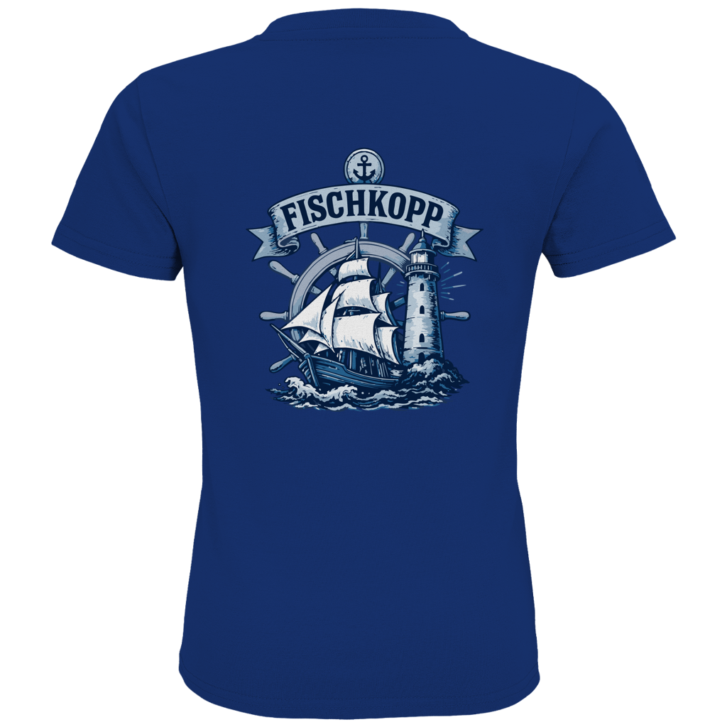 T-Shirt Kinder "FISCHKOPP" #522 beidseitiger Druck