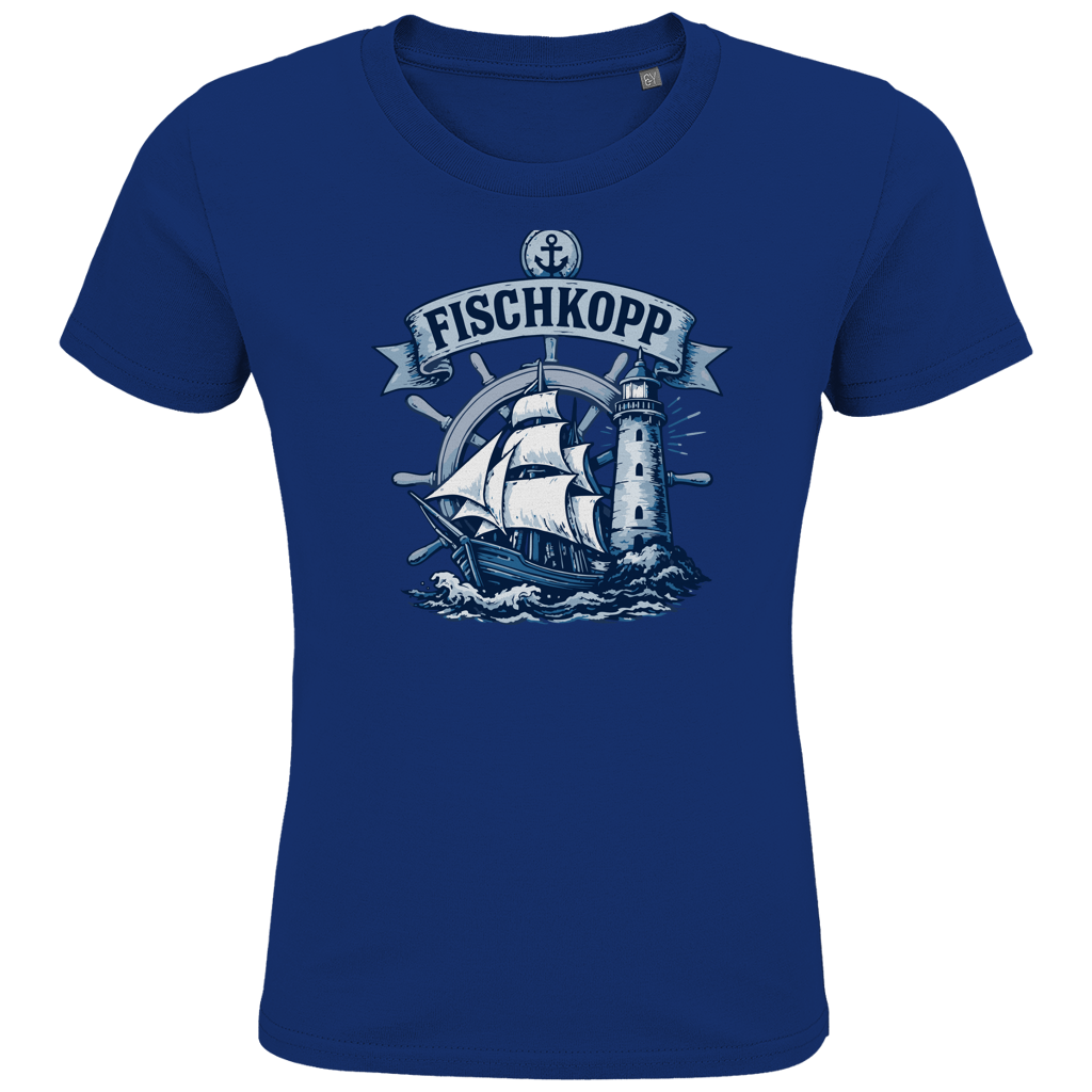 T-Shirt Kinder "FISCHKOPP" #522 beidseitiger Druck
