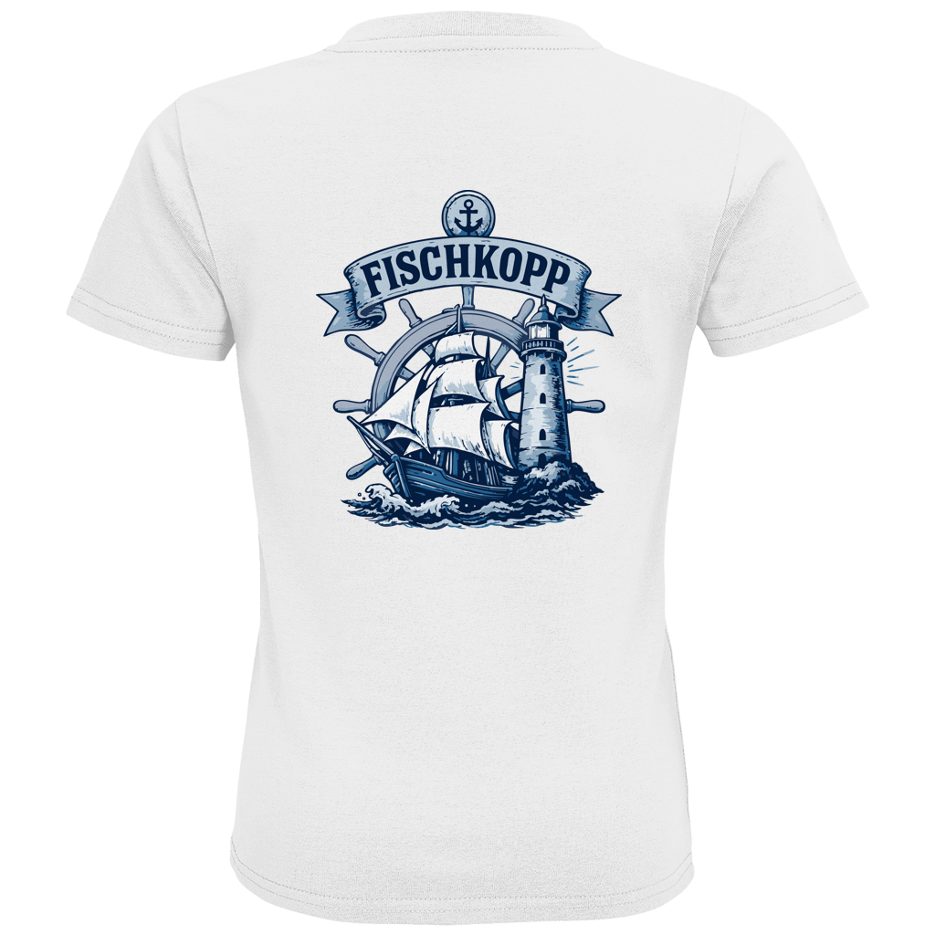 T-Shirt Kinder "FISCHKOPP" #522 beidseitiger Druck