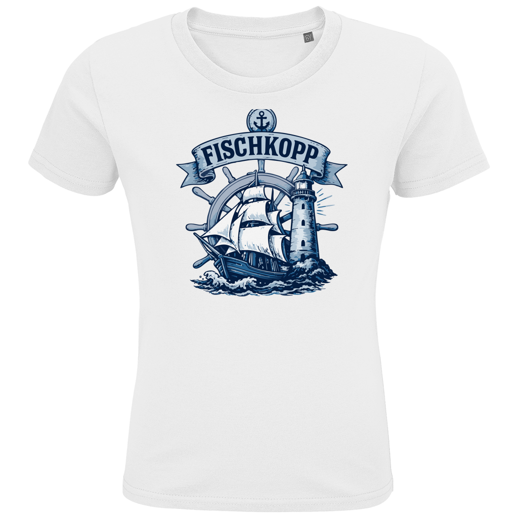 T-Shirt Kinder "FISCHKOPP" #522 beidseitiger Druck