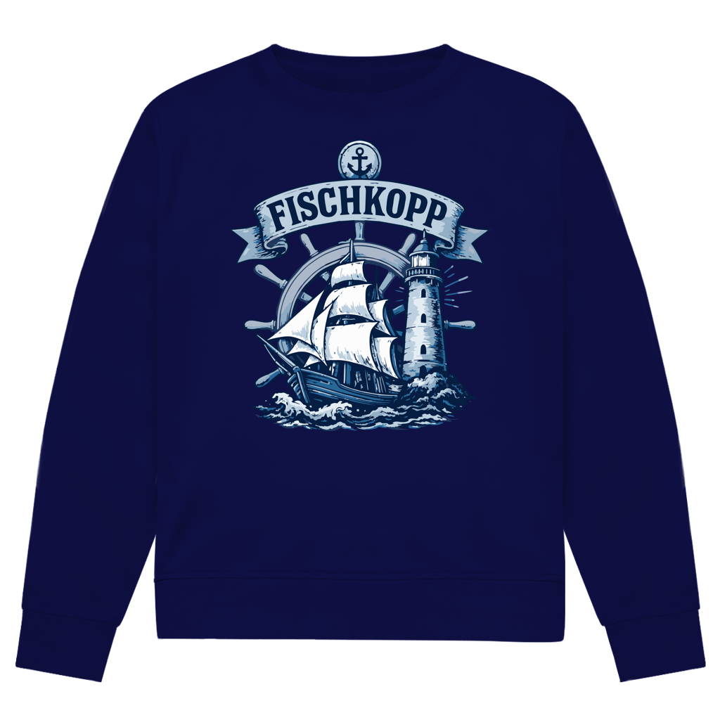 Sweatshirt Herren "FISCHKOPP" #522 - einseitiger Druck