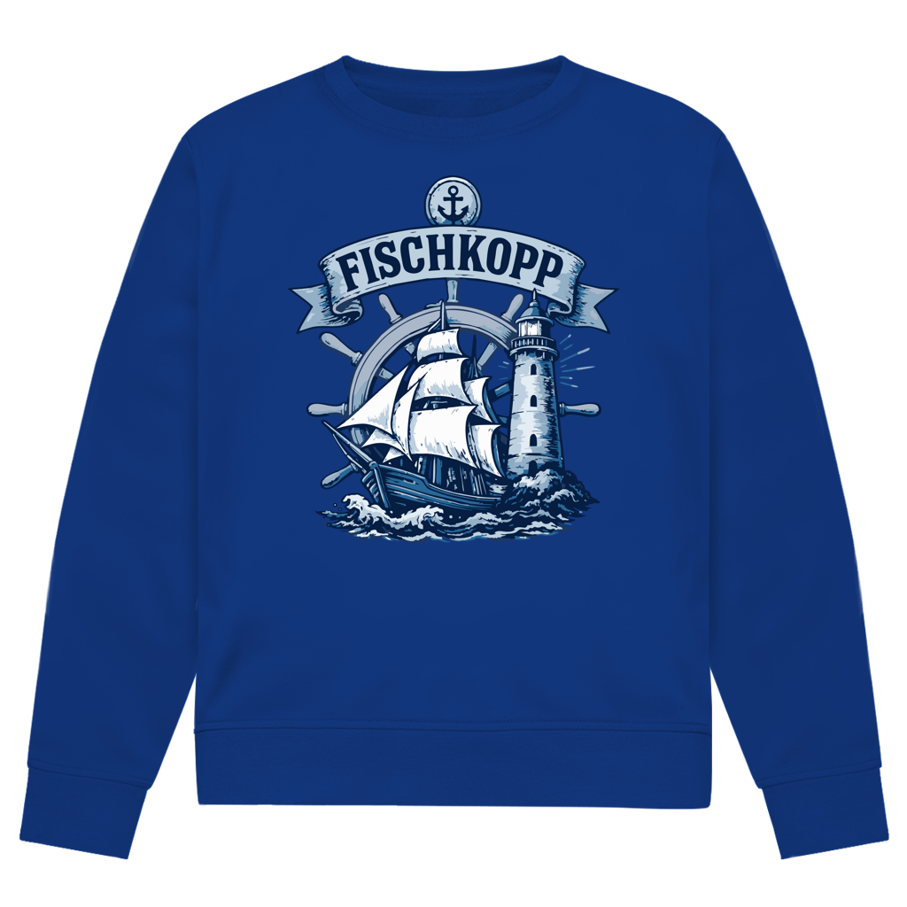 Sweatshirt Herren "FISCHKOPP" #522 - einseitiger Druck
