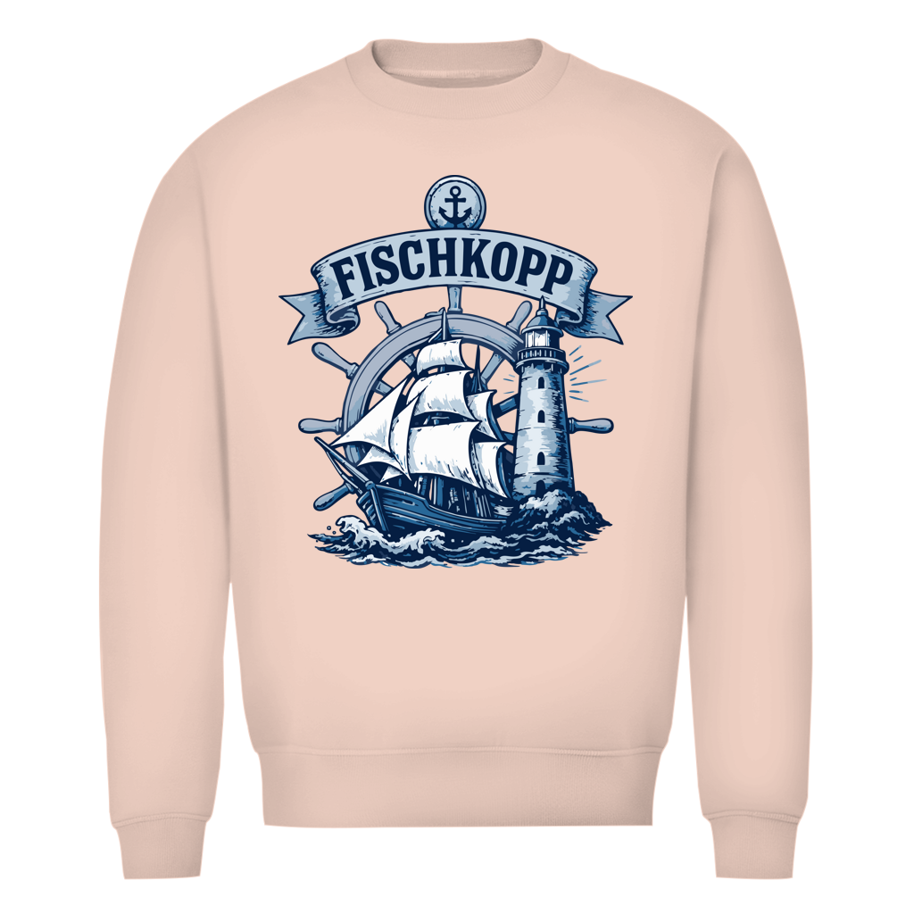 Sweatshirt Herren "FISCHKOPP" #522 - einseitiger Druck
