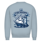 Sweatshirt Herren "FISCHKOPP" #522 - beidseitiger Druck