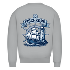Sweatshirt Herren "FISCHKOPP" #522 - beidseitiger Druck