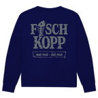 Sweatshirt Herren "FISCHKOPP" #522 - beidseitiger Druck