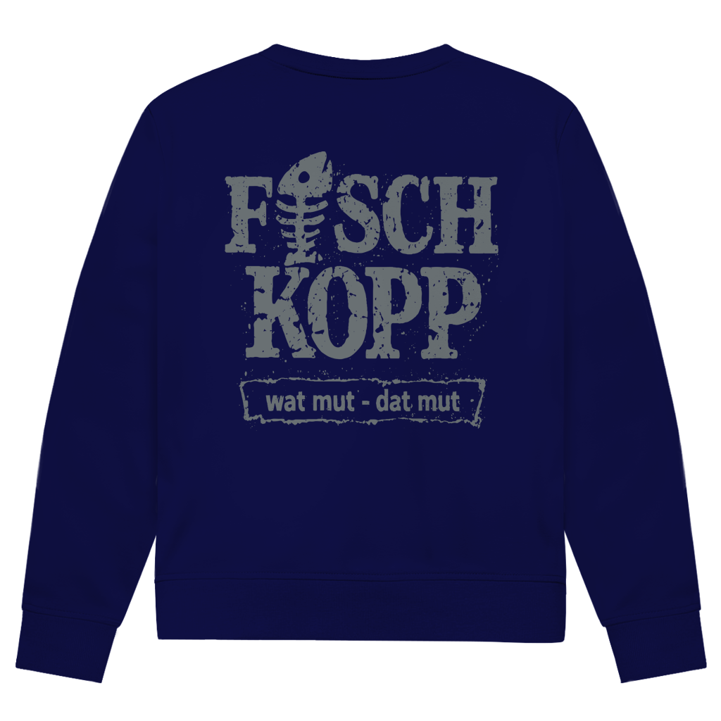 Sweatshirt Herren "FISCHKOPP" #522 - beidseitiger Druck