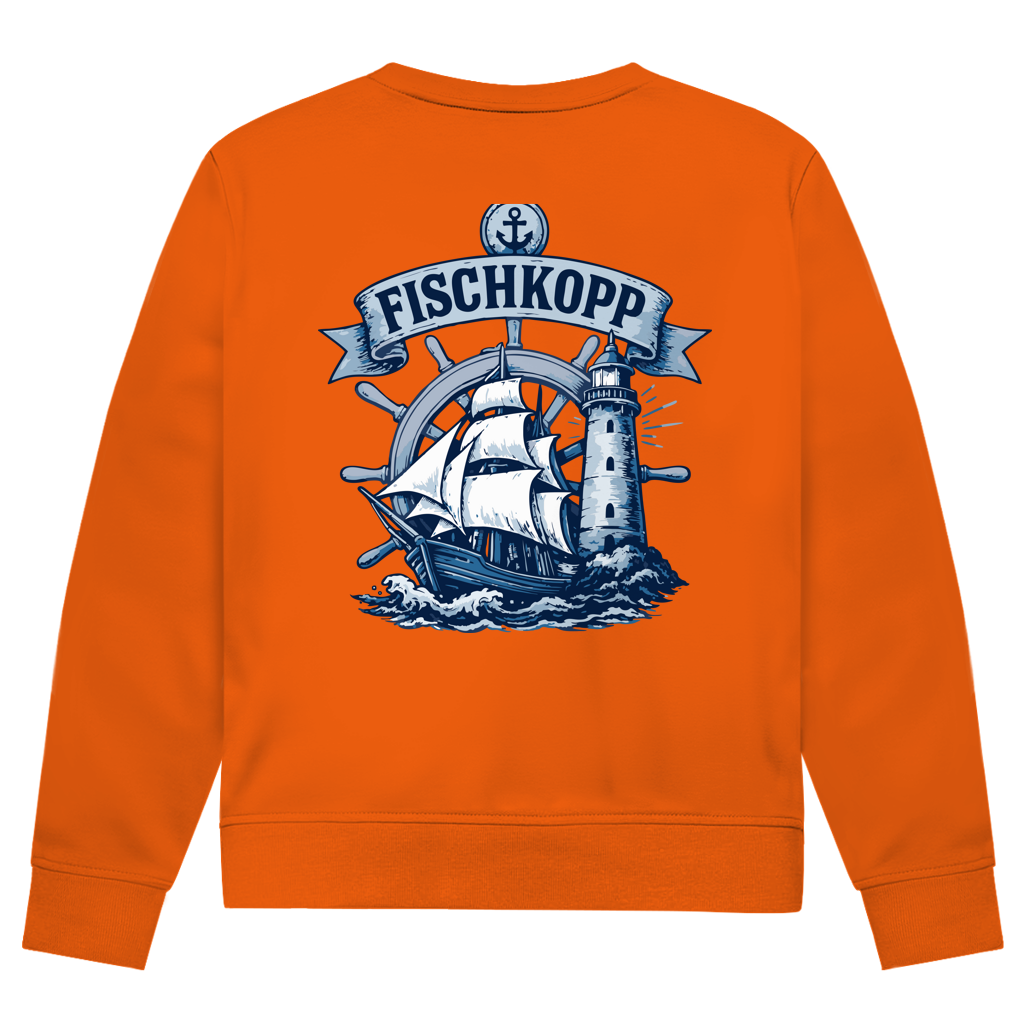 Sweatshirt Herren "FISCHKOPP" #522 - beidseitiger Druck