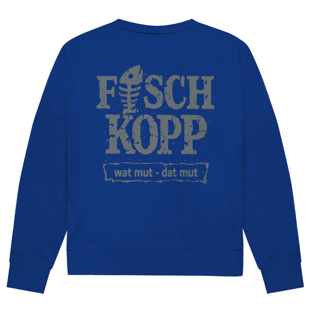 Sweatshirt Herren "FISCHKOPP" #522 - beidseitiger Druck