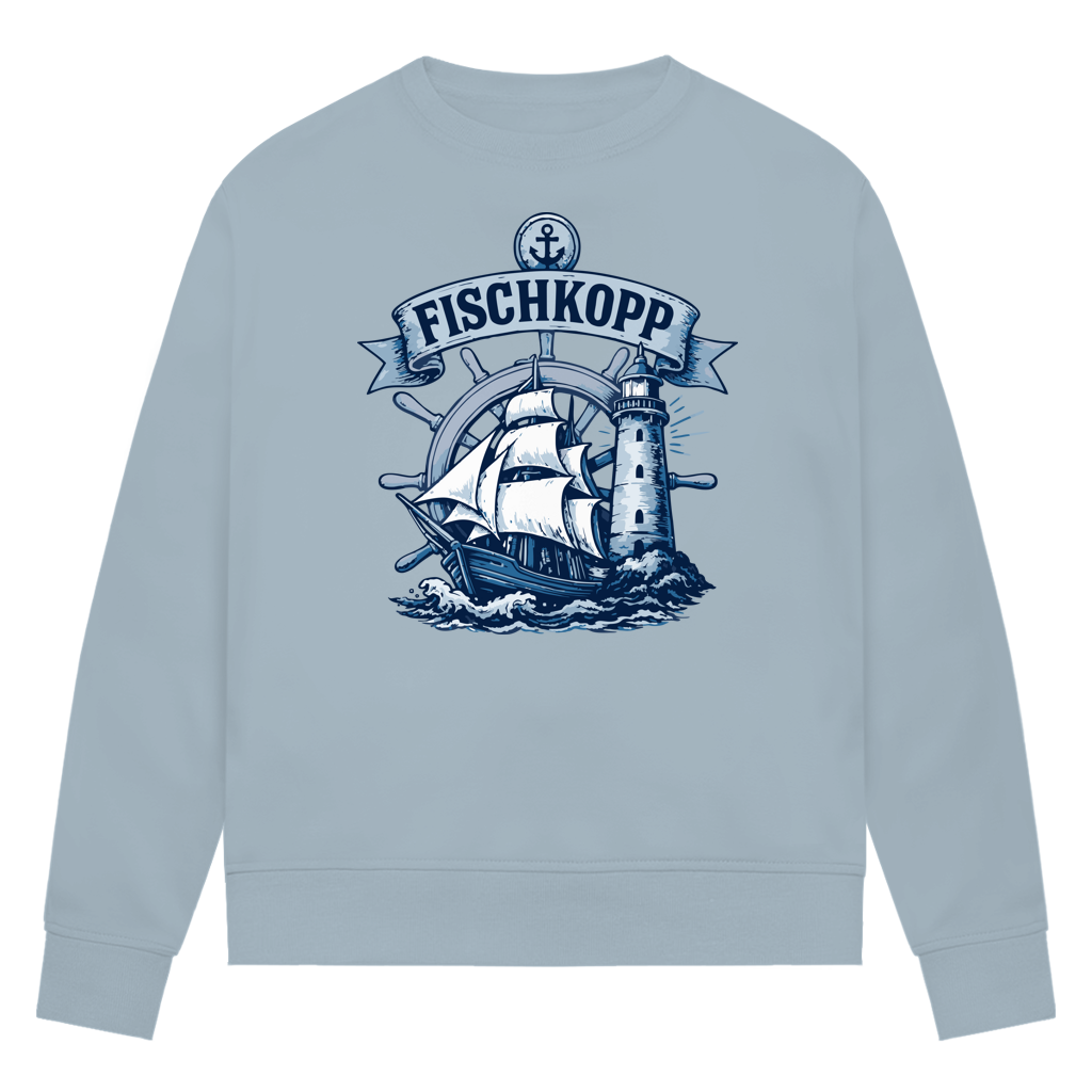 Sweatshirt Damen "FISCHKOPP! #522