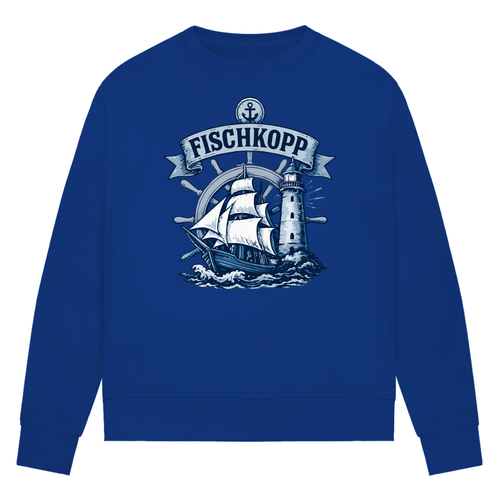 Sweatshirt Damen "FISCHKOPP! #522