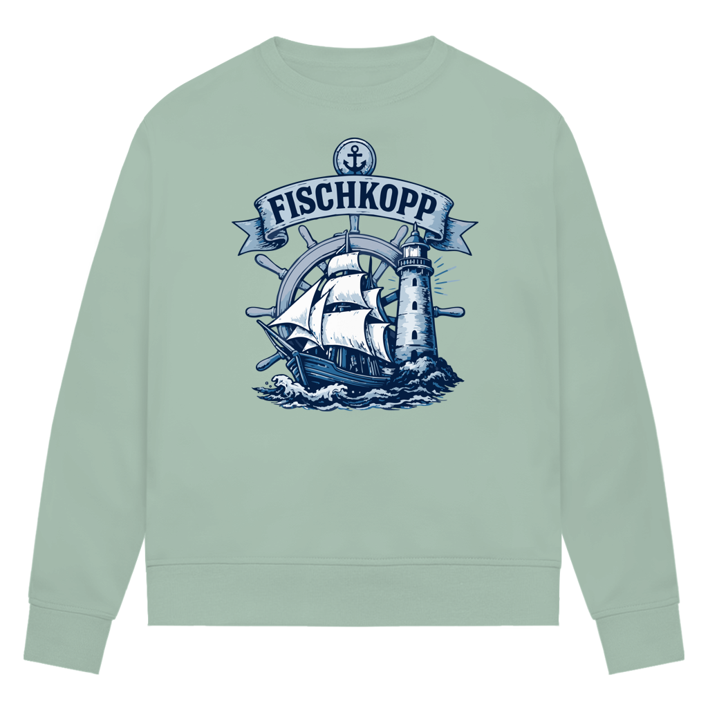 Sweatshirt Damen "FISCHKOPP! #522
