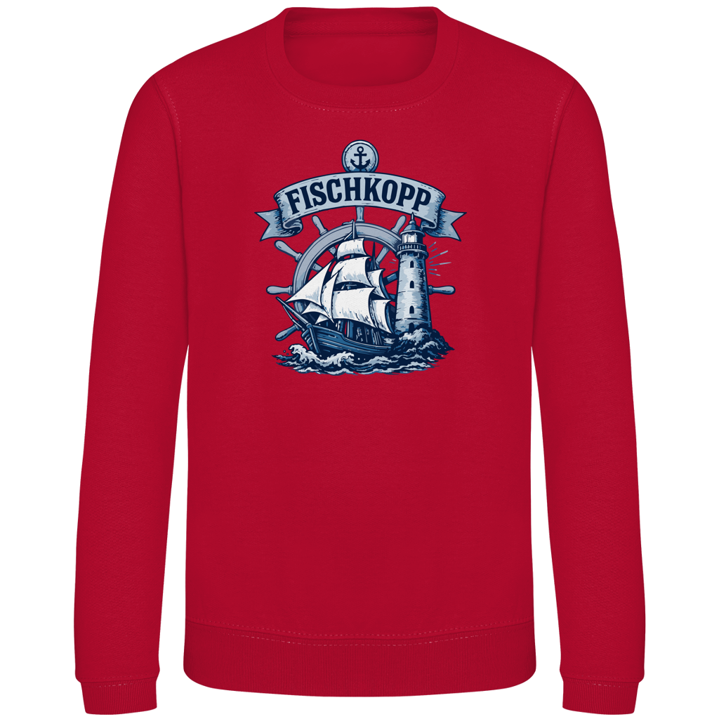 Sweatshirt Kinder  "FISCHKOPP" #522