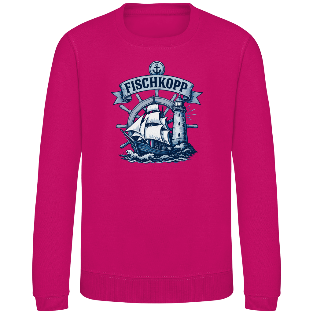 Sweatshirt Kinder  "FISCHKOPP" #522