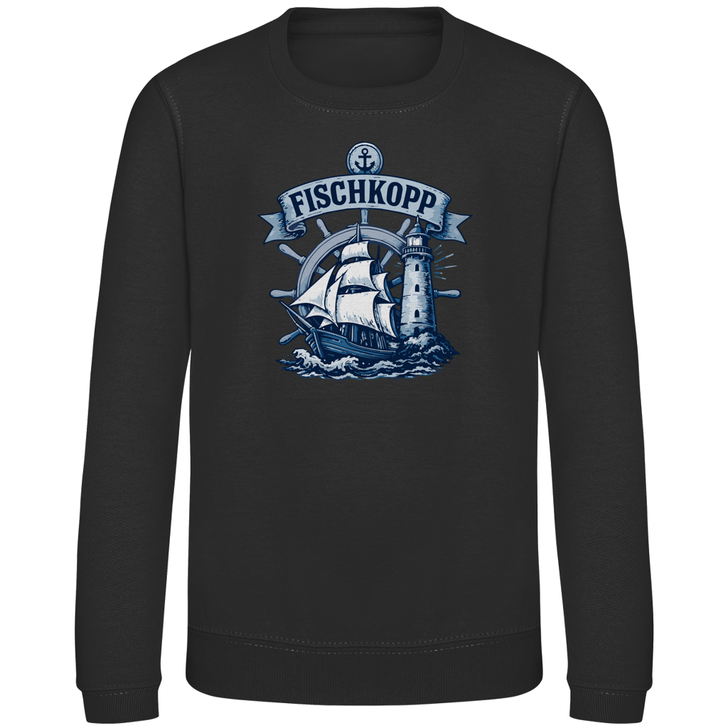 Sweatshirt Kinder  "FISCHKOPP" #522