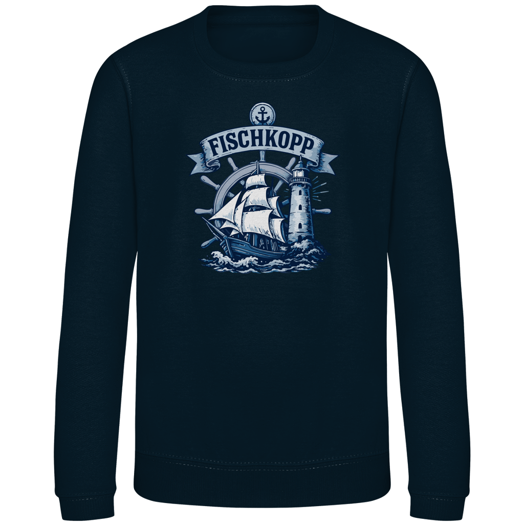 Sweatshirt Kinder  "FISCHKOPP" #522