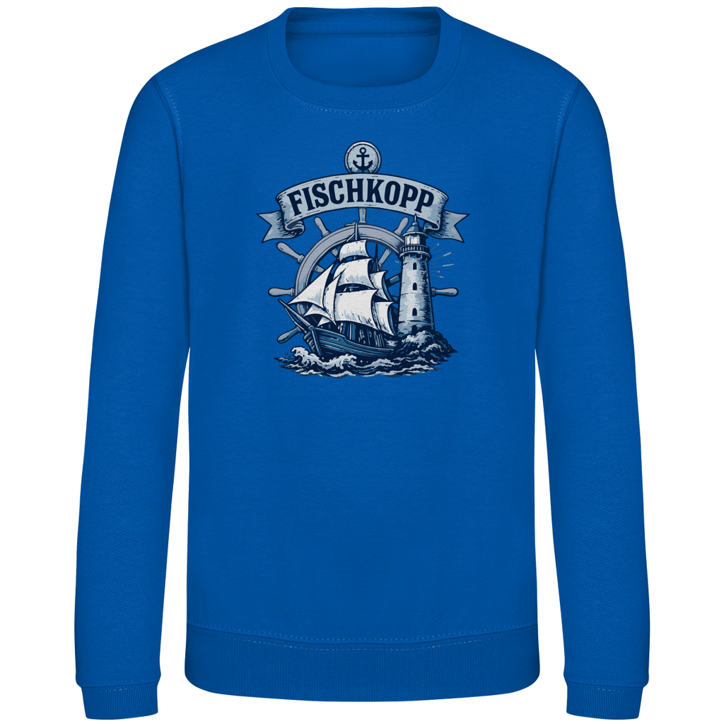 Sweatshirt Kinder  "FISCHKOPP" #522