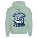 Hoodie Herren "FISCHKOPP" #522 - beidseitiger Druck