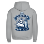 Hoodie Herren "FISCHKOPP" #522 - beidseitiger Druck