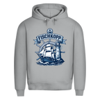 Hoodie Herren "FISCHKOPP" #522 - beidseitiger Druck