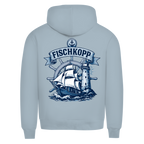 Hoodie Herren "FISCHKOPP" #522 - beidseitiger Druck