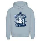 Hoodie Herren "FISCHKOPP" #522 - beidseitiger Druck