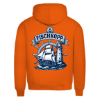 Hoodie Herren "FISCHKOPP" #522 - beidseitiger Druck