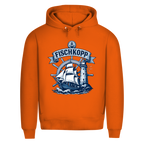 Hoodie Herren "FISCHKOPP" #522 - beidseitiger Druck