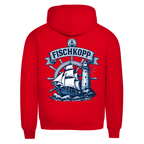 Hoodie Herren "FISCHKOPP" #522 - beidseitiger Druck