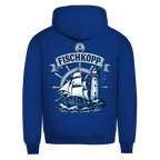 Hoodie Herren "FISCHKOPP" #522 - beidseitiger Druck