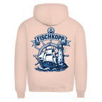 Hoodie Herren "FISCHKOPP" #522 - beidseitiger Druck