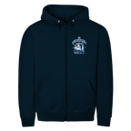 Hoodie-Jacke "FISCHKOPP" #522 - beidseitiger Druck