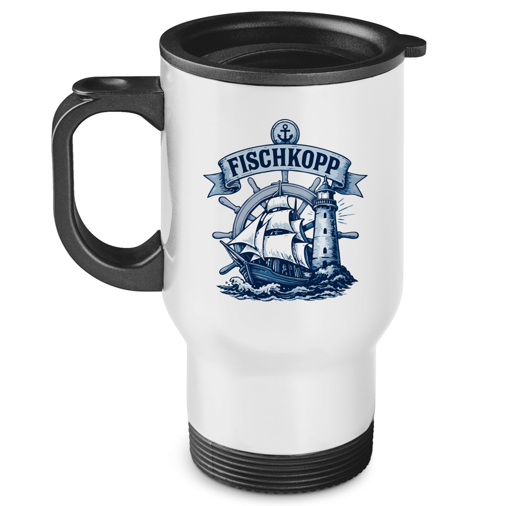 Edelstahl-Thermobecher "FISCHKOPP" #522
