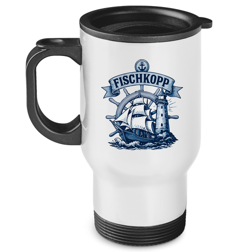 Edelstahl-Thermobecher "FISCHKOPP" #522