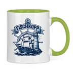 Keramik-Tasse zweifarbig "FISCHKOPP" #522