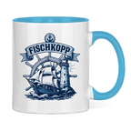 Keramik-Tasse zweifarbig "FISCHKOPP" #522