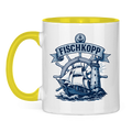 Keramik-Tasse zweifarbig "FISCHKOPP" #522