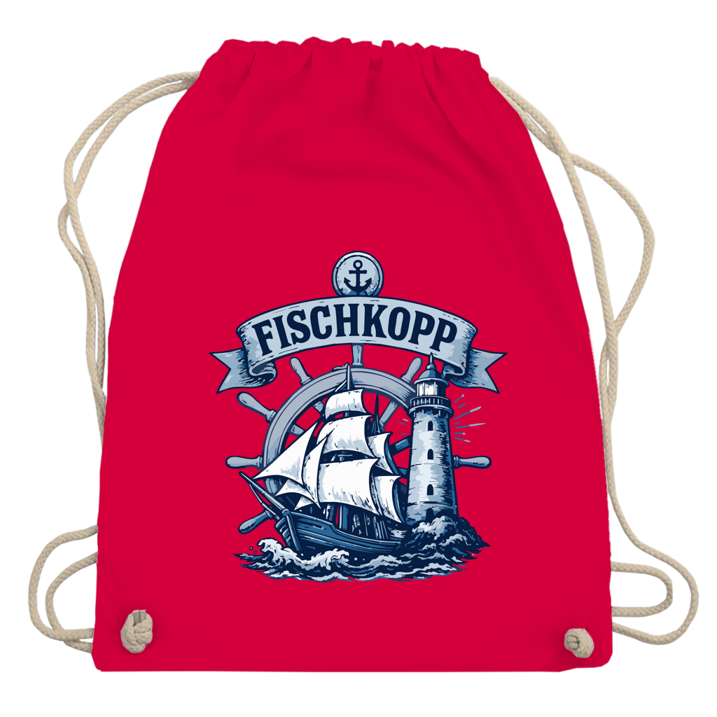 Kordelrucksack  "FISCHKOPP" #522