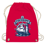 Kordelrucksack  "FISCHKOPP" #522