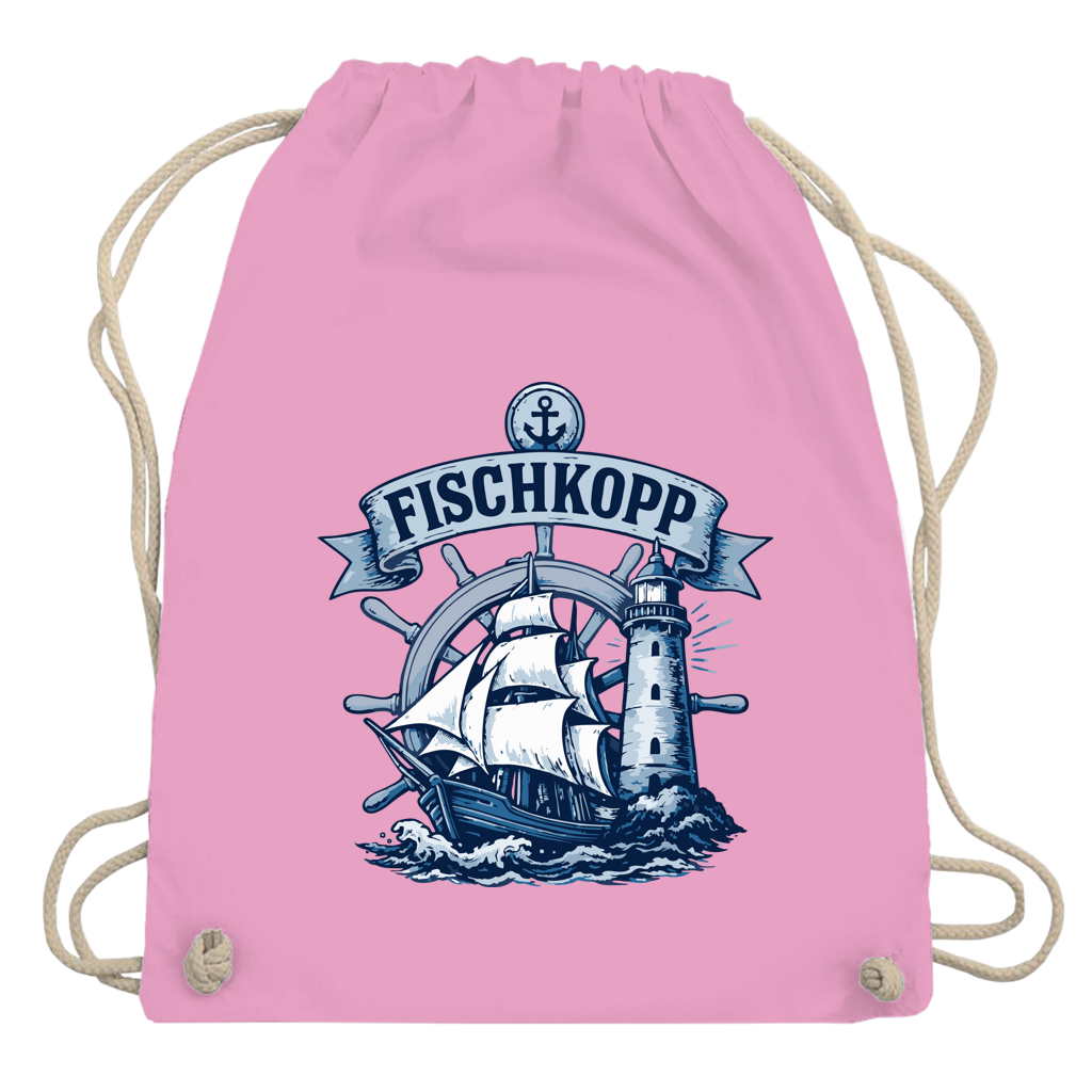 Kordelrucksack  "FISCHKOPP" #522